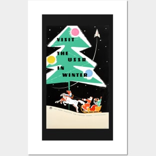 Visit the USSR in Winter Posters and Art